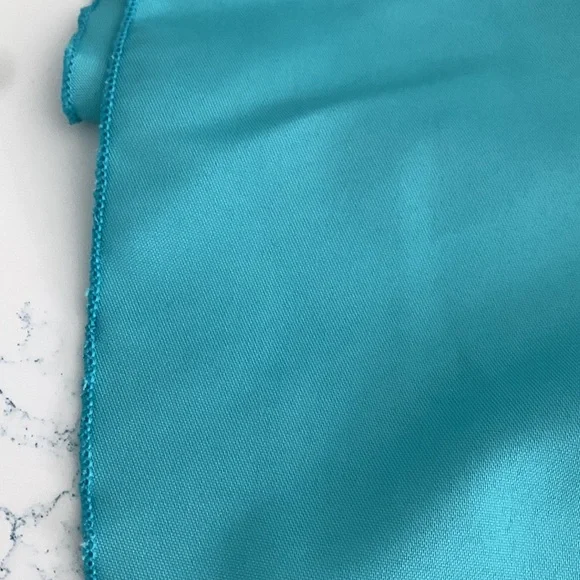 Turquoise Tablecloth - Picture 2 of 2